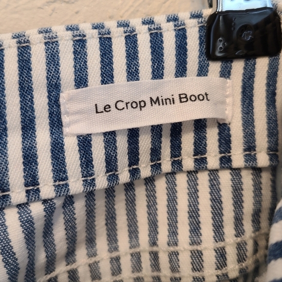 Frame Denim Engineer Stripe Kick Flare Jeans - Size 25 - Picture 7 of 10